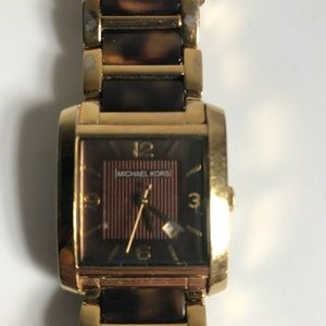 Tortoise Michael Kors watch